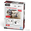 4D Paper Model Kit: Star Wars T-65B X-Wing Star Fighter