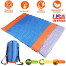2 People Sleeping Bag for Adult Kids Lightweight Water Resistant Camping Cotton Liner Cold Warm Weather Indoor Outdoor Use 3 Season with Sack for Spri