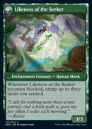 Azusa's Many Journeys // Likeness of the Seeker (NEO-172) - Kamigawa: Neon Dynasty: (fandfc, enchantment) Foil