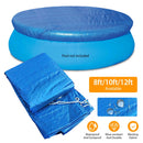 12ft Swimming Pool Cover Protector Dustproof Waterproof Paddling Pool Cover