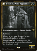 Dennick, Pious Apprentice // Dennick, Pious Apparition (DBL-217) - Innistrad: Double Feature: (Double Faced Transform) Foil