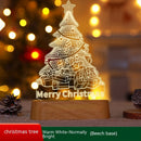 3D Christmas LED Night Light Acrylic Gift Decor