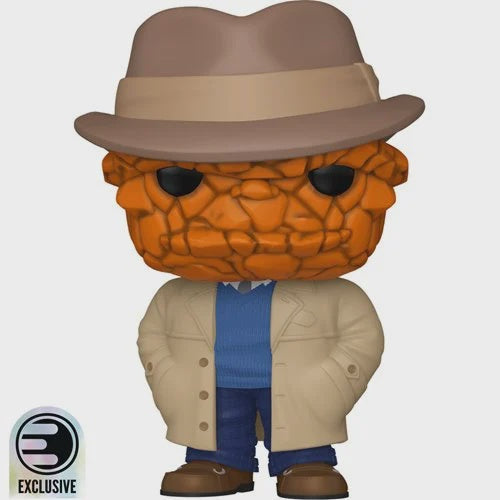 The Fantastic Four First Steps The Thing Trench Coat Funko Pop Vinyl Figure 1524   Entertainment Earth Exclusive