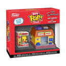 PREORDER (Estimated Arrival Q4 2024) Bitty POP Town:  The Simpsons Bart Simpson and Kwik-E-Mart Funko Bitty Pop! Town