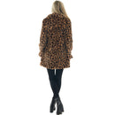 Rabbit Fur Leopard Print Mid-length Clothing Fashionable Jacket