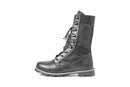 Tactical Large Size Black High-top Desert Raised Combat Boots