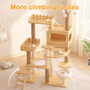 Cat Tree Tower 66.9" with Acrylic Capsules and Scratching Posts