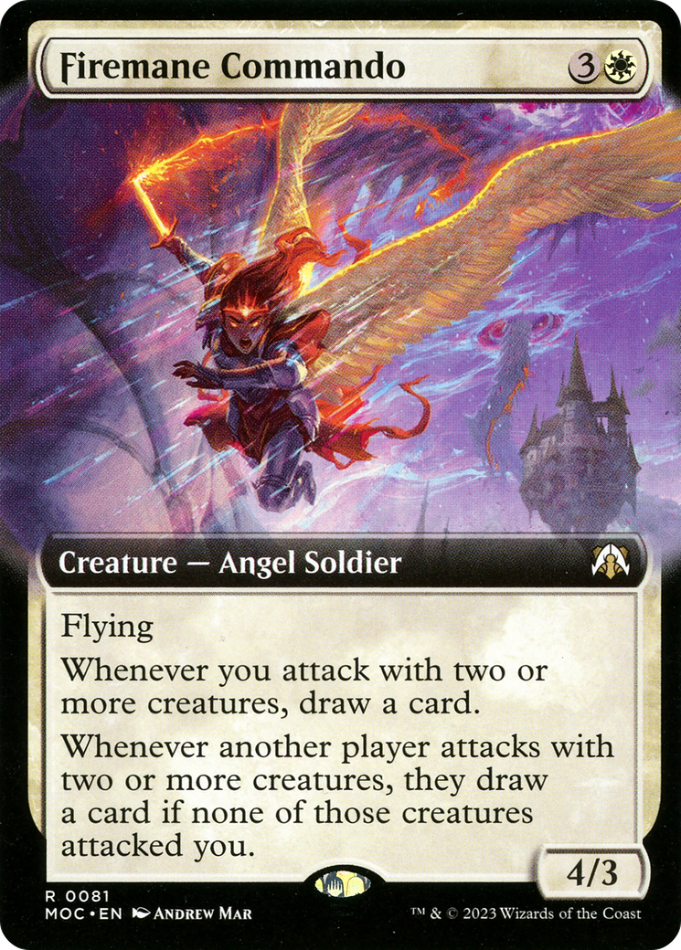 Firemane Commando (MOC-081) - March of the Machine Commander: (Extended Art) Foil