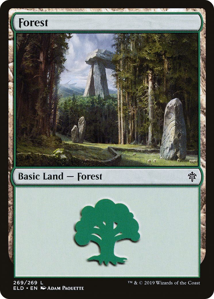 Forest (ELD-269) - Throne of Eldraine Foil