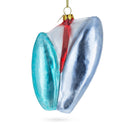 Colorful Surfing Boards Blown Glass Christmas Ornament