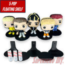 5-POP Floating Shelf for 5 Funko Pops | Fits Funko 5-PACKs for out-of-box display