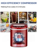 Mini Portable Compact Electric Ice Maker Machine