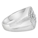 14K White Gold Men's 1 CTTW Diamond Band Ring