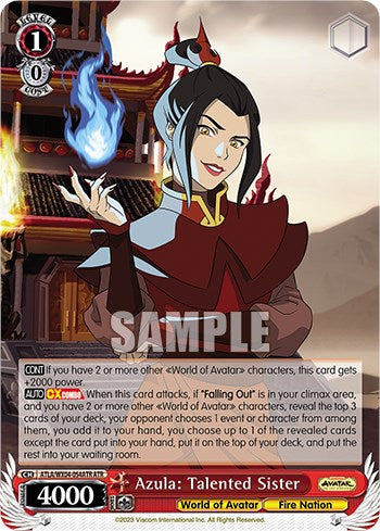 Azula: Talented Sister (ATR) (ATLA/WX04-054ATR ATR) - Avatar: The Last Airbender