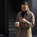 Coat Retro Gentleman Men's Clothing Wool Overcoat