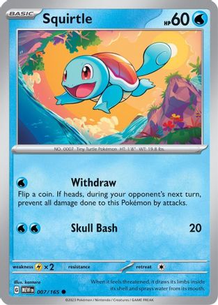 Squirtle 007/165 - SV Scarlet & Violet 151