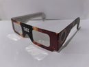 Paper-based Color-printed Frame, Silver-coated Lens Solar Eclipse Glasses