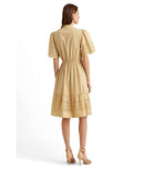 Lauren Ralph Lauren Laser-Cut Poplin Dress, Size 14