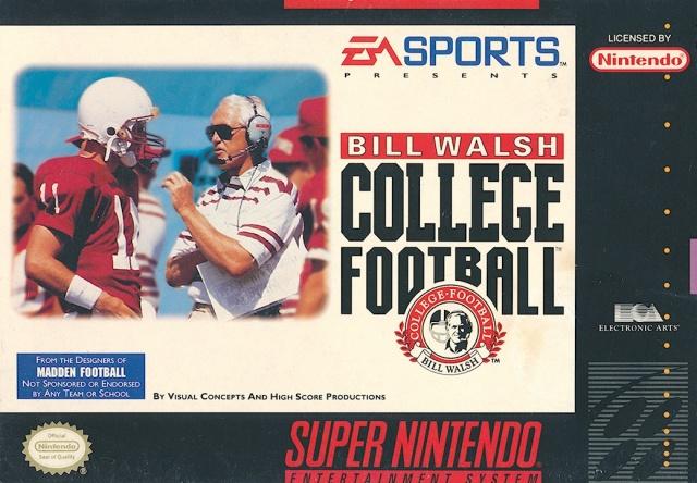 Bill Walsh College Football (Super Nintendo)