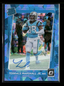 2021 Donruss Optic Ice Terrace Marshall Jr. Rookie #/15 #218