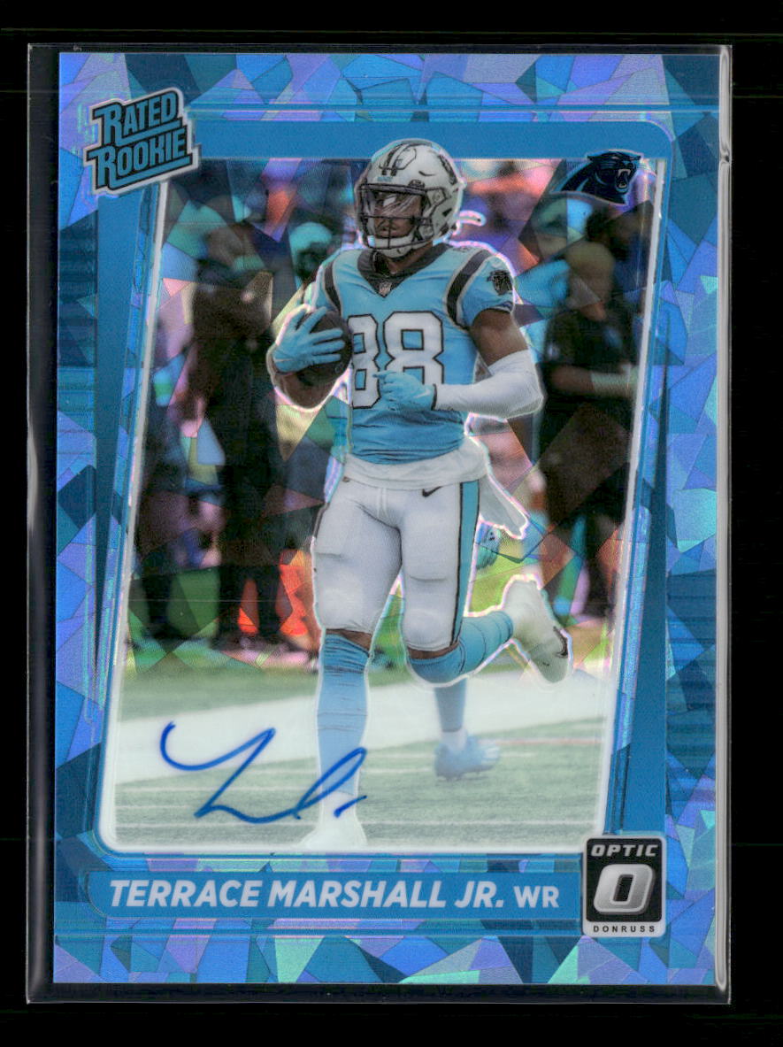 2021 Donruss Optic Ice Terrace Marshall Jr. Rookie #/15 #218