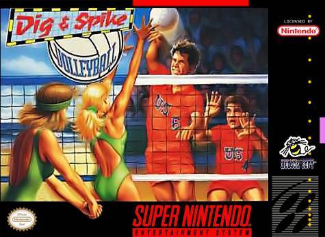 Dig and Spike Volleyball (Super Nintendo)