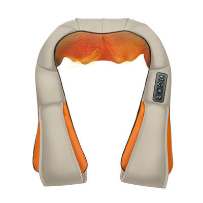 U Shape Shiatsu Neck Back Massager Heated Kneading for Car Home