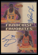 2000-01 Bowman's Best Franchise Favorites Autographs O'Neal / Johnson