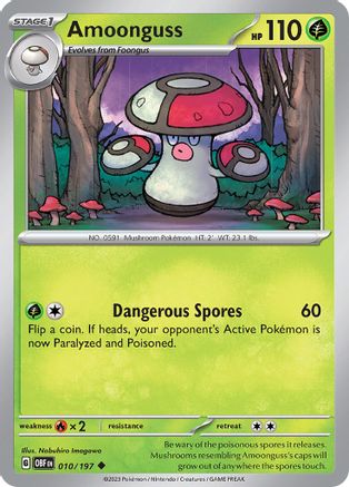 Amoonguss 010/197 - SV03 Obsidian Flames