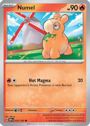 Numel 031/197 - SV03 Obsidian Flames