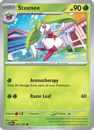 Steenee 017/197 - SV03 Obsidian Flames