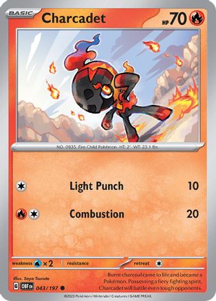 Charcadet 043/197 - SV03 Obsidian Flames