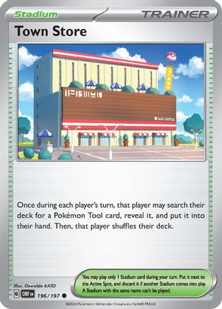 Town Store 196/197 - SV03 Obsidian Flames