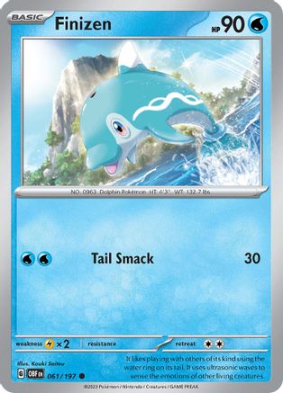 Finizen 061/197 - SV03 Obsidian Flames Reverse Holofoil