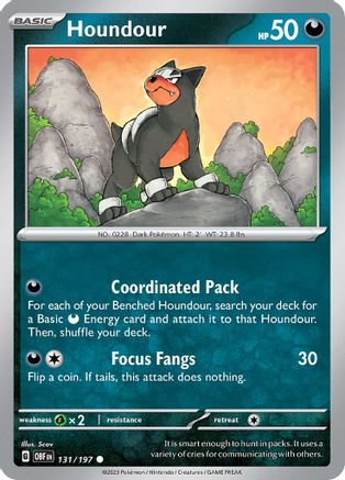 Houndour 131/197 - SV03 Obsidian Flames