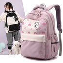 Schoolbag Lightweight And Large Capacity Elementary School Studebt Cute Bear Backpack