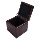 Foldable Cube Ottoman Pouffe Storage Seat