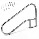 50 x 30 Inch Pool Handrail with Mount Base Plate for Water Parks