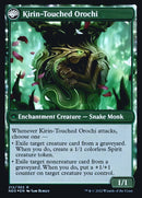 Teachings of the Kirin // Kirin-Touched Orochi (PRE-212S) - Kamigawa: Neon Dynasty Promos: (fandfc, enchantment) Foil