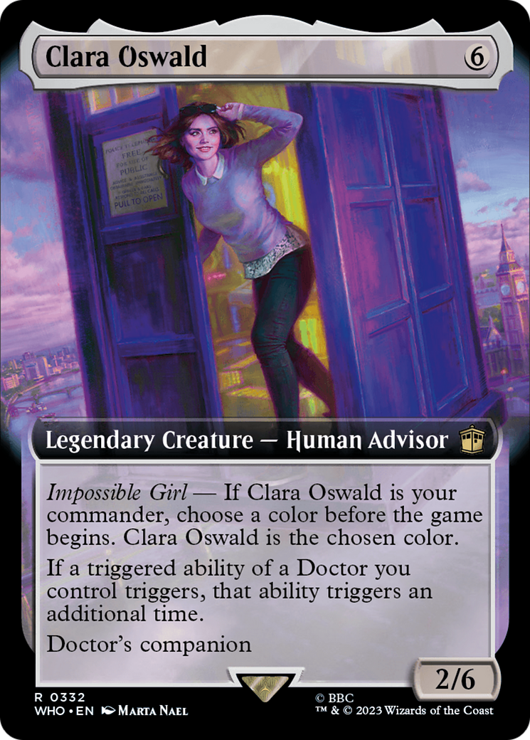 Clara Oswald (WHO-332) - Doctor Who: (Extended Art) Foil