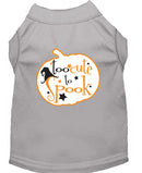 Halloween Pet Dog & Cat Shirt Screen Printed, "Too Cute To Spook"