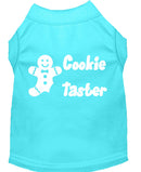 Christmas Pet Dog & Cat Shirt Screen Printed, "Cookie Taster"