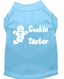Christmas Pet Dog & Cat Shirt Screen Printed, "Cookie Taster"