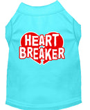 Pet Dog & Cat Shirt Screen Printed, "Heart Breaker"