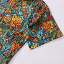 1960s Hawaiian Shirt For Men Colorful Button-down Shirt Short Sleeve 100% Cotton Shirt Beauty Of The Desert By Cigar