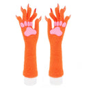 Halloween Silicone Meat Mat Long Gloves