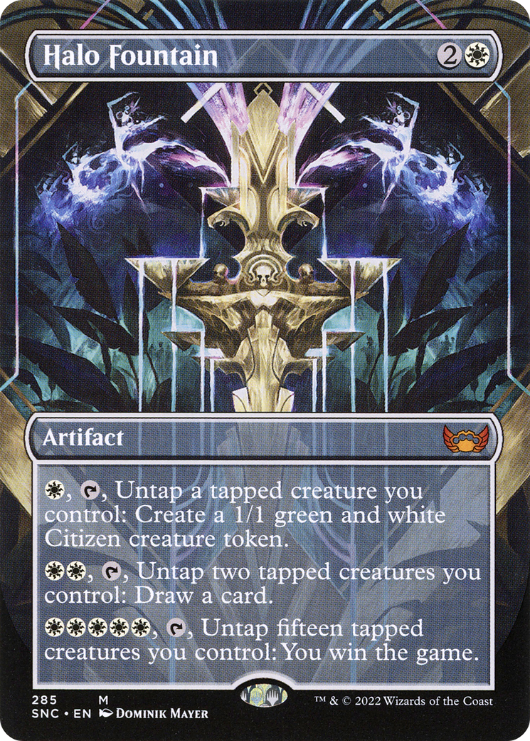 Halo Fountain (SNC-285) - Streets of New Capenna (Borderless) Foil