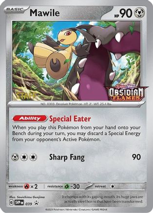 Mawile (Prerelease) [Staff] 039 - SV Scarlet & Violet Promo Cards Holofoil