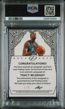 2024 Leaf Decadence Autographs Autograph-Purple Tracy Mcgrady 9 PSA #BATMG