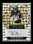 2025 Panini Mosaic Scripts Darnell Washington Auto #SCR-DWN